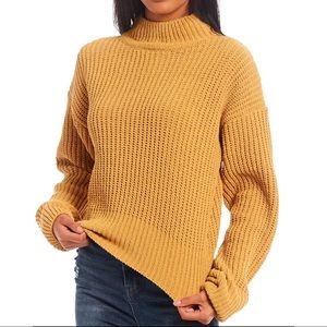 Double Zero Mustard Sweater